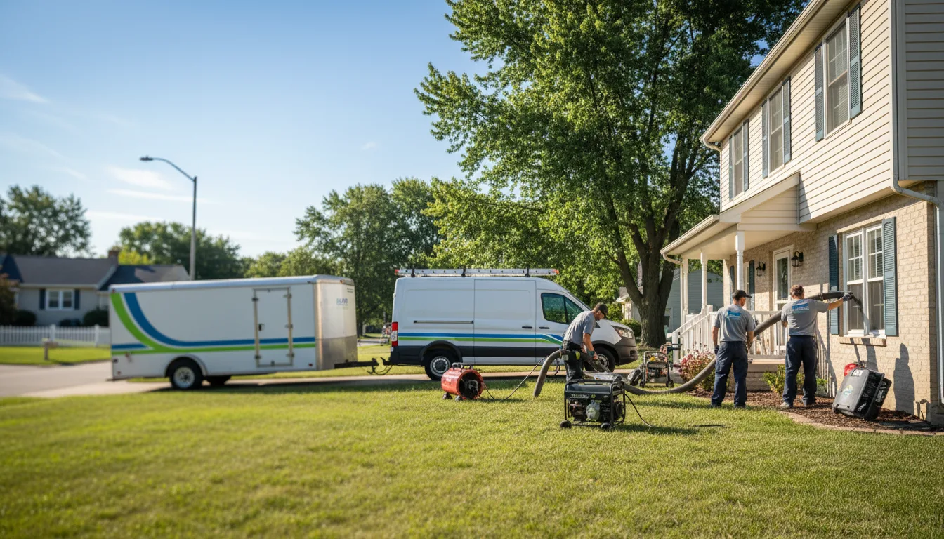 Flooded Basement Restoration And Cleanup With Repair in West Unity, OH near me